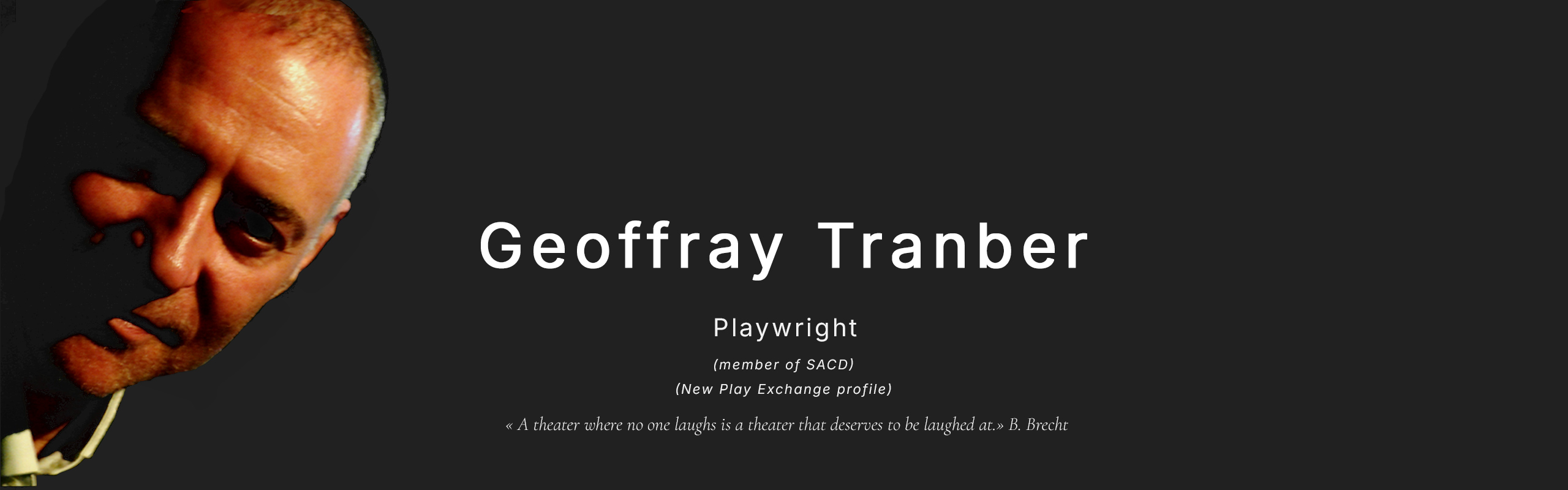 Homepage banner, desktop version