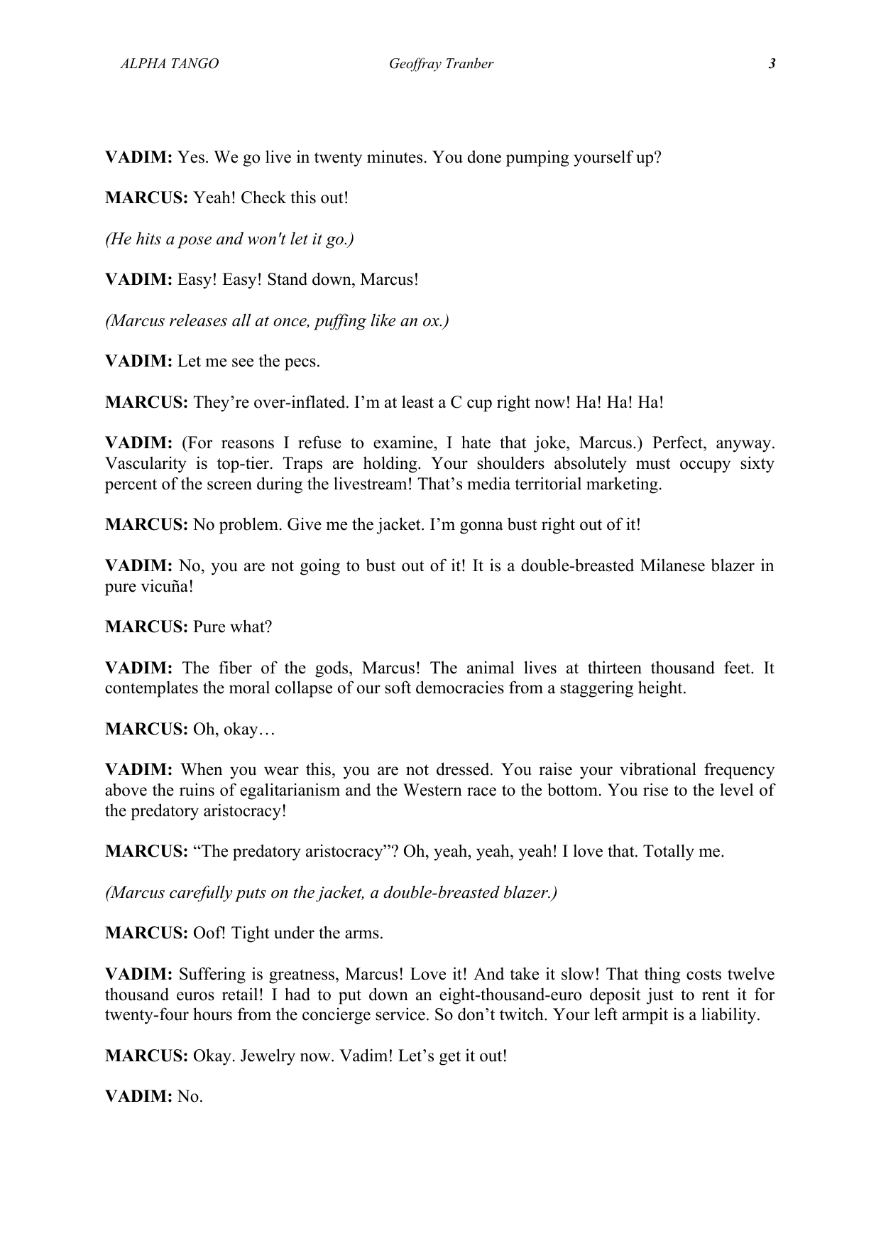 Alpha Tango - manuscript page 8 / 23