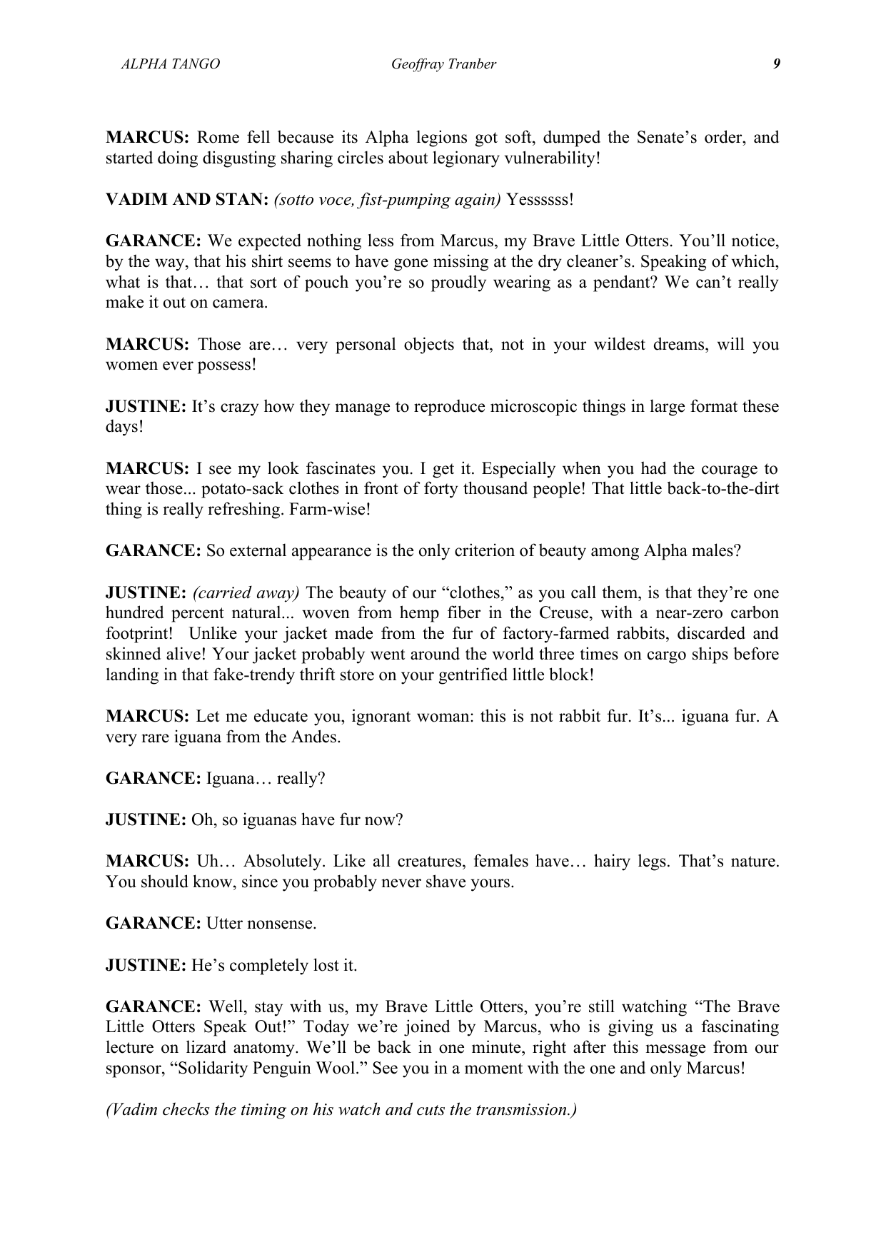 Alpha Tango - manuscript page 14 / 23