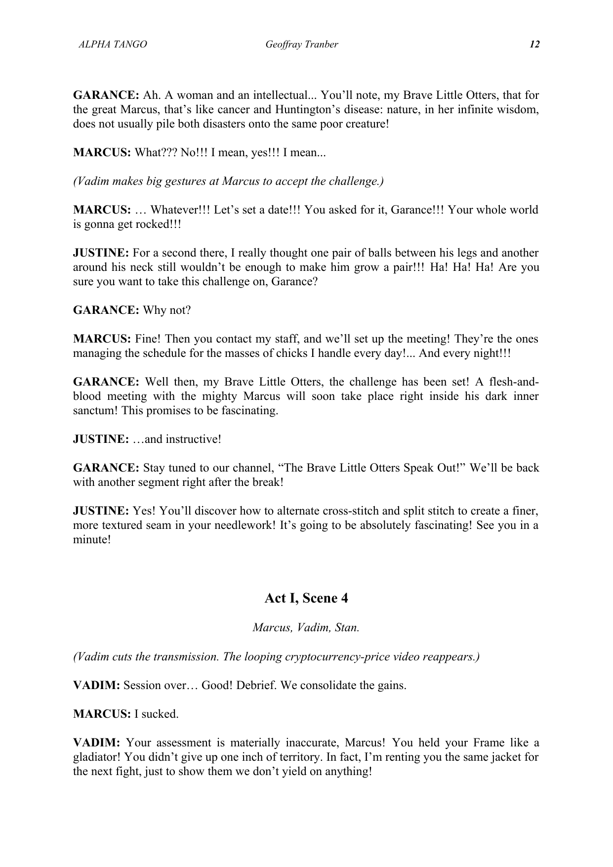 Alpha Tango - manuscript page 17 / 23