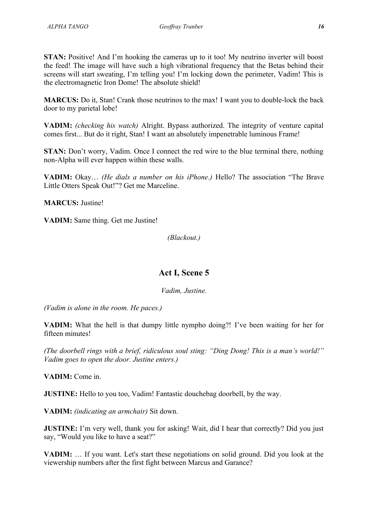 Alpha Tango - manuscript page 21 / 23