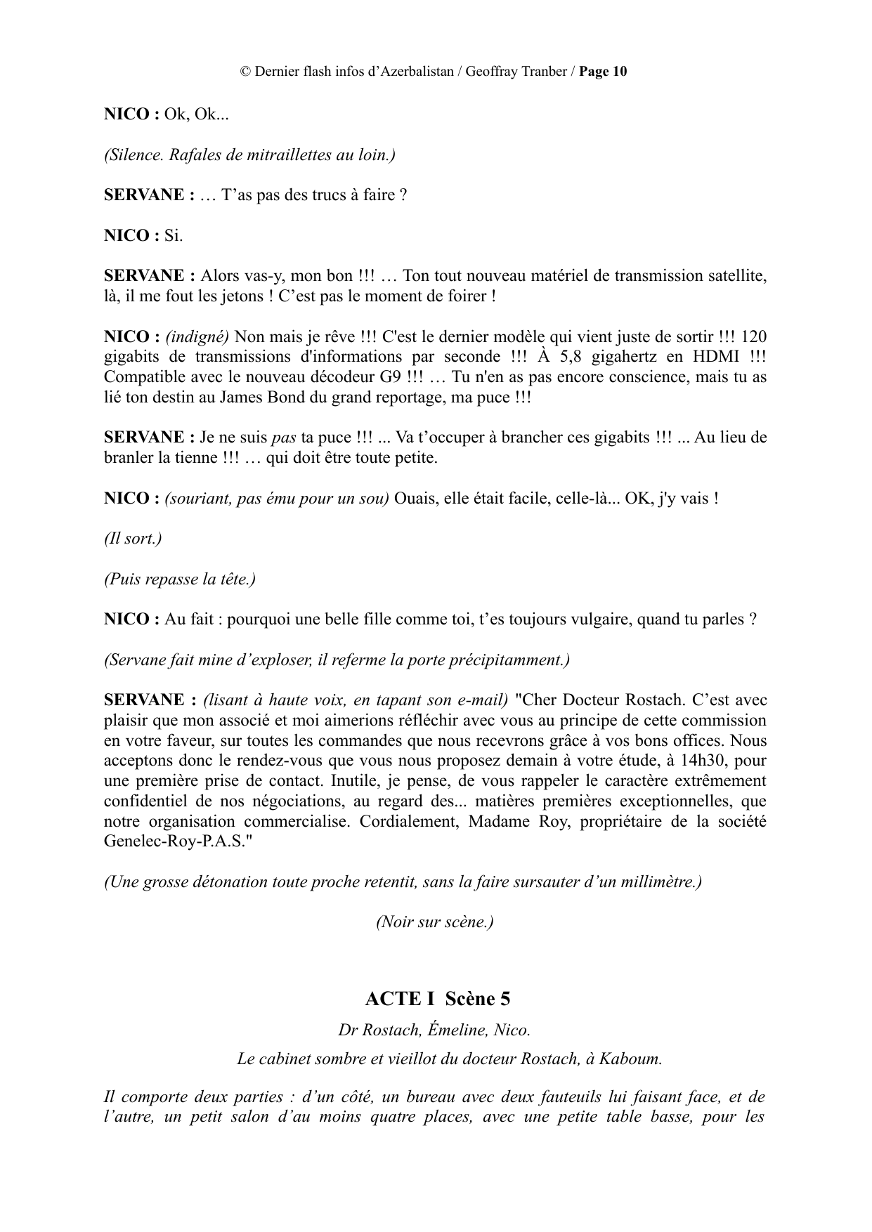 Breaking News from Azerbalistan - manuscript page 10 / 16