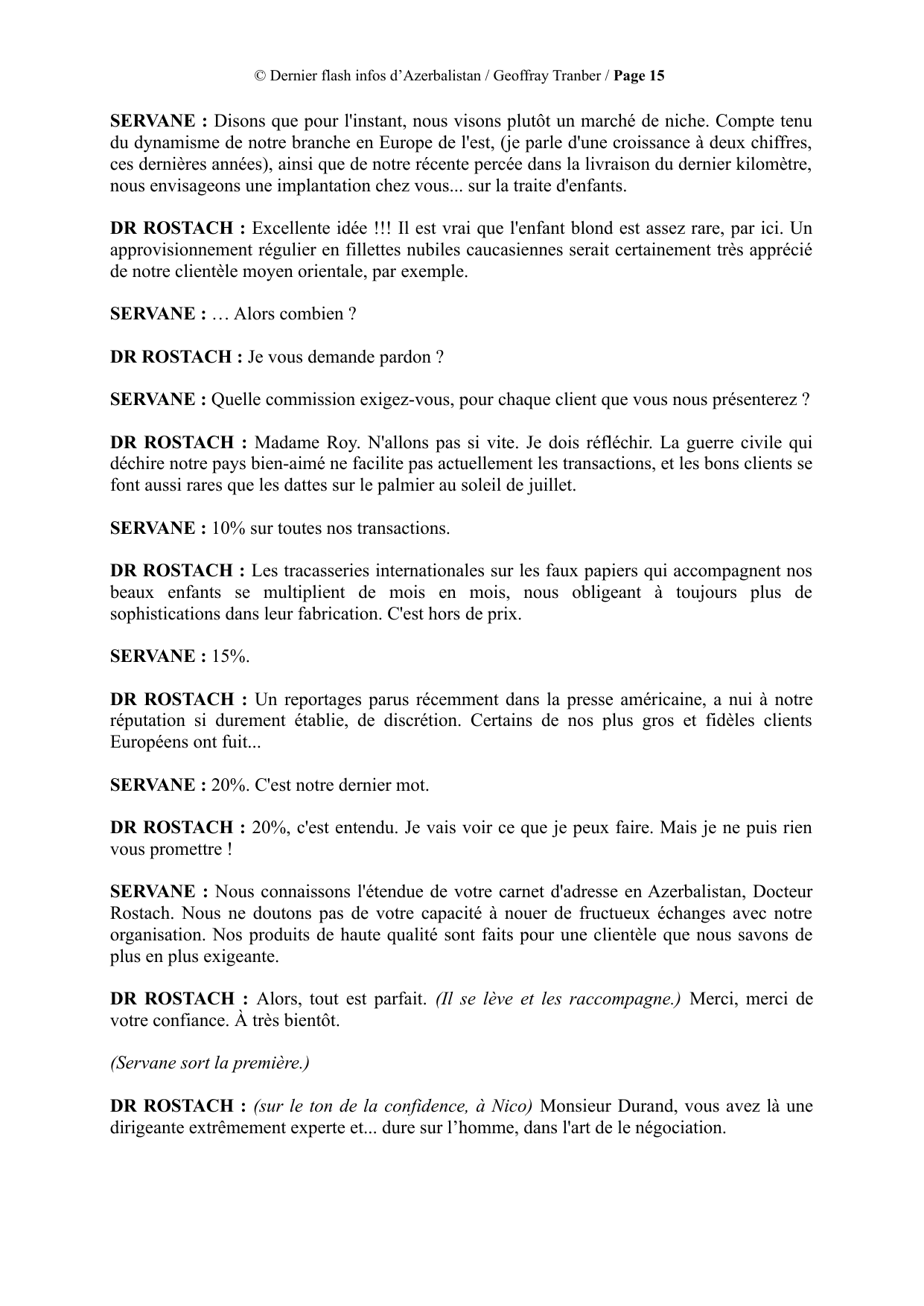 Breaking News from Azerbalistan - manuscript page 15 / 16