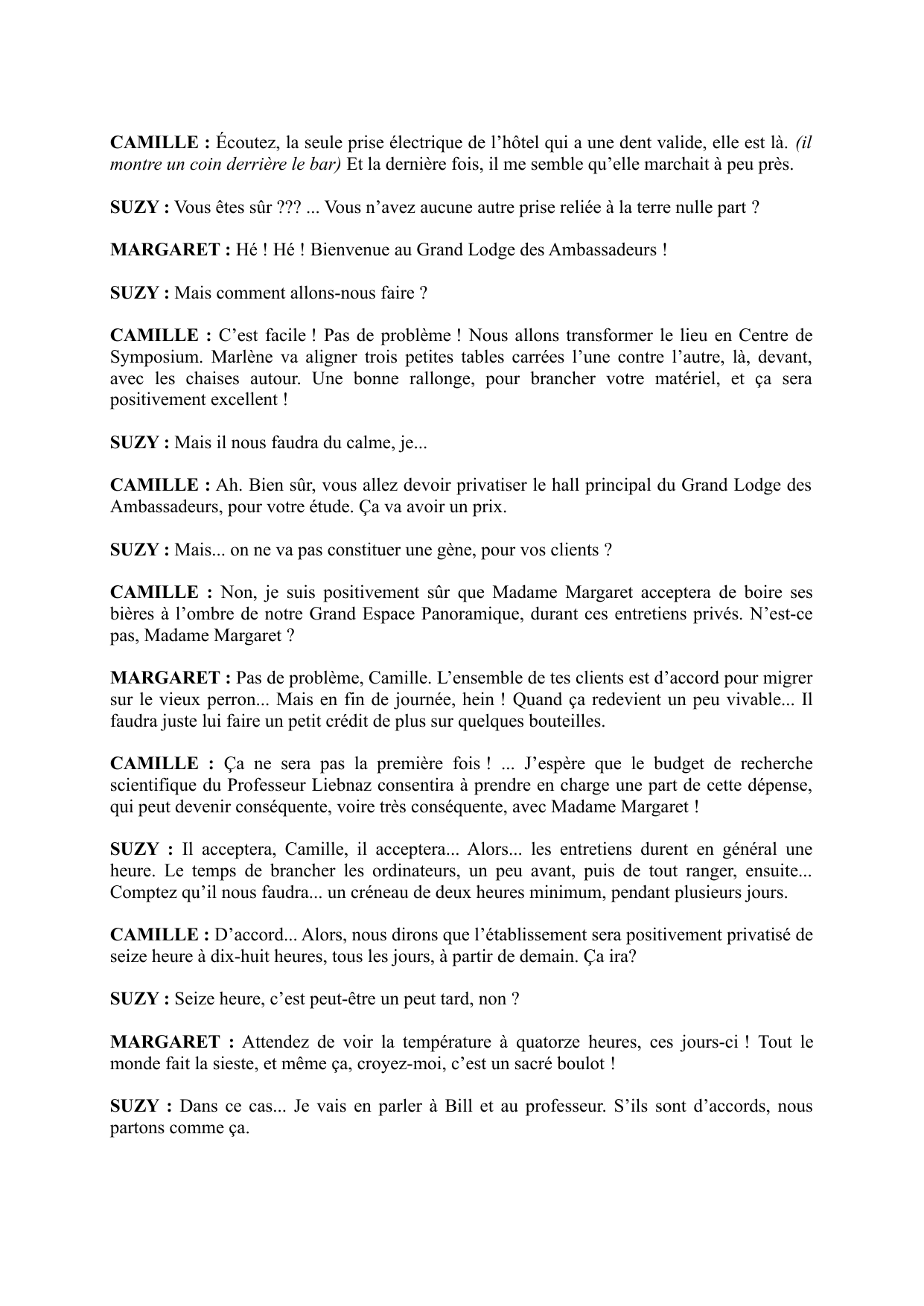 Le Grand Lodge des Ambassadeurs - page du manuscrit 7 / 23