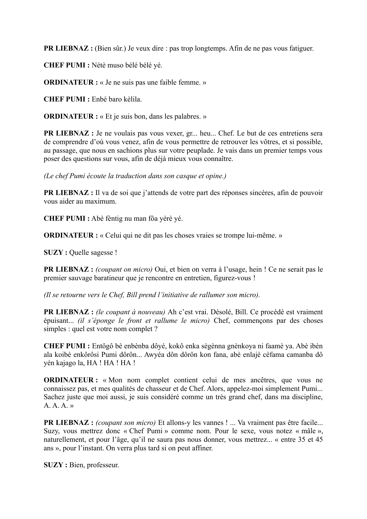 Le Grand Lodge des Ambassadeurs - page du manuscrit 13 / 23