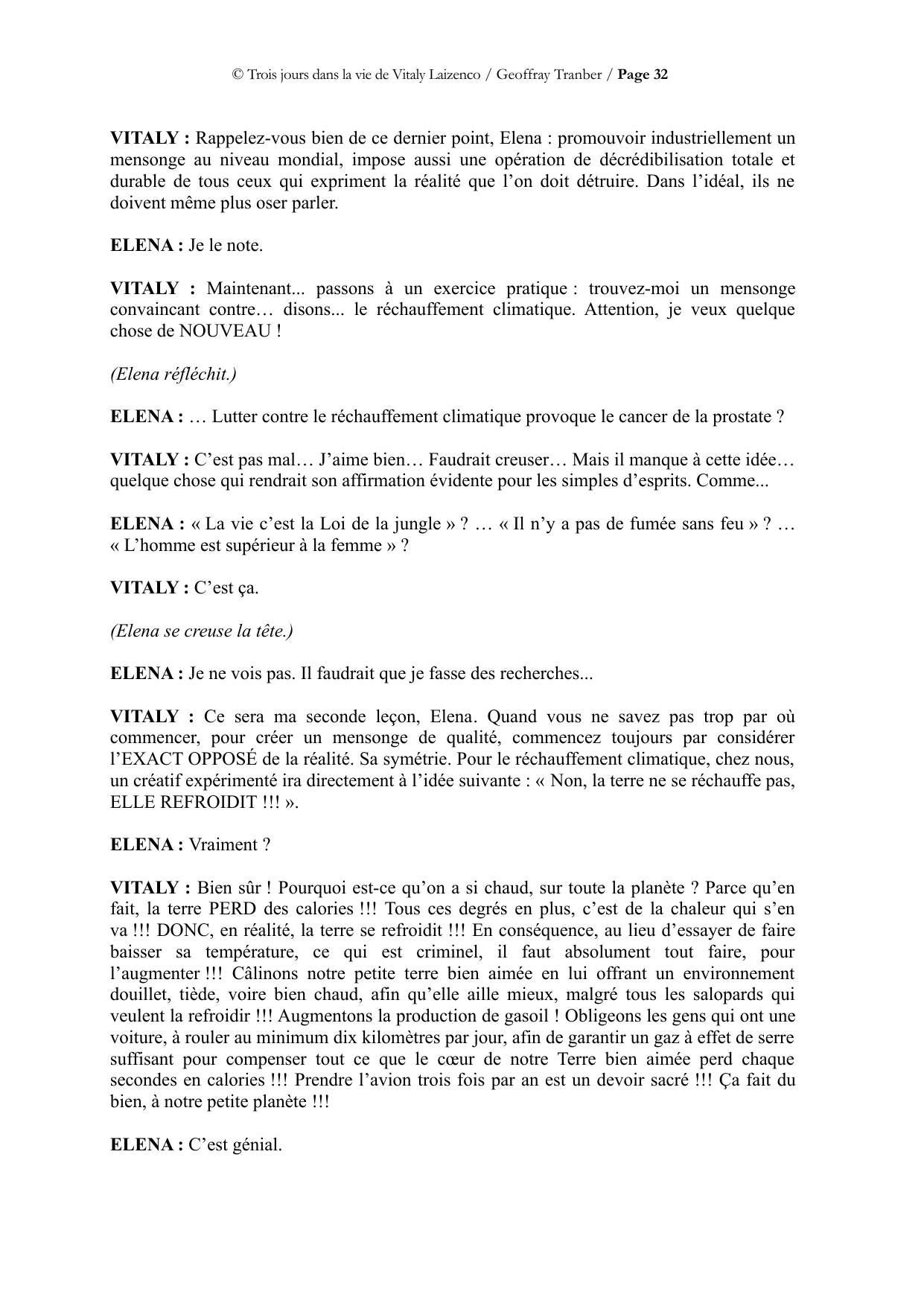 Trois jours dans la vie de Vitaly Laïzenco - page du manuscrit 32 / 34